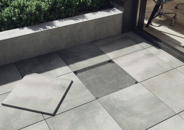 Gardenlux ceramica terrazza 59,5x59,5 gigant beton ligt grey