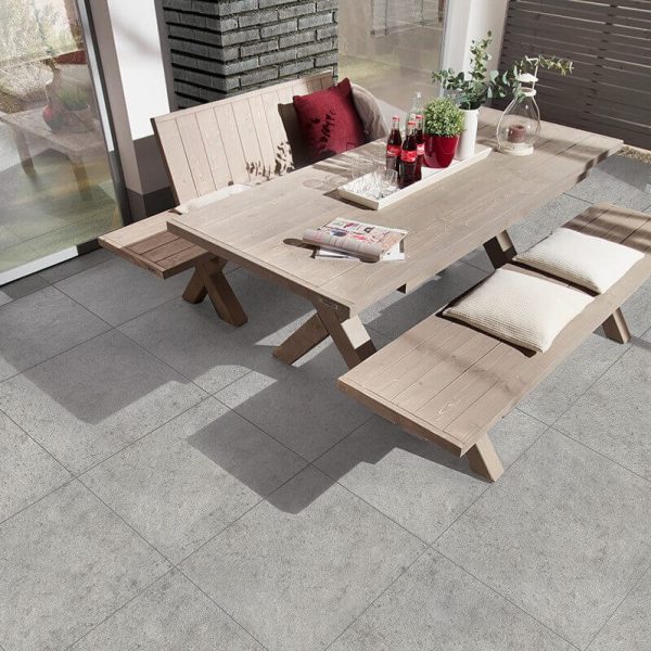 Gardenlux ceramica terrazza 59,5x59,5 gigant silver grey