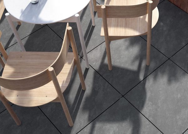 Gardenlux ceramica terrazza 59,5x59,5 limestone anthracite