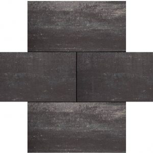 Gardelux cottage stones 30x60x4cm somerset grijs/zwart