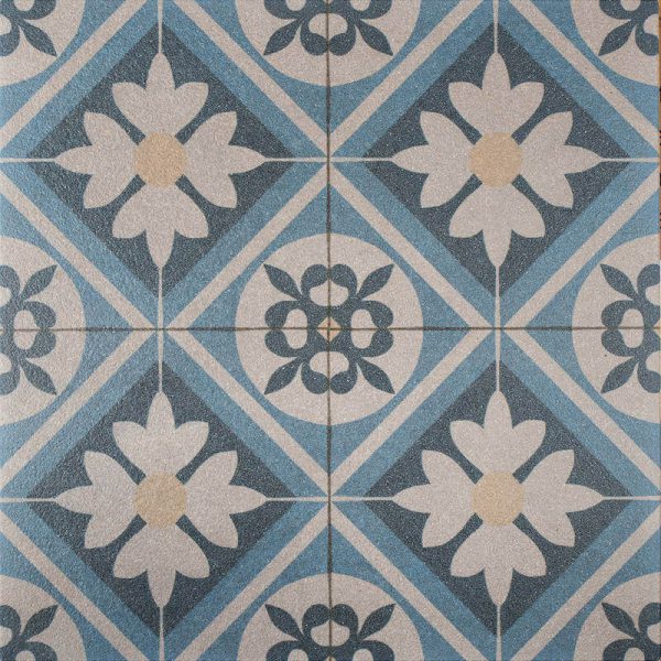 Gardenlux designo 60x60x3cm mosaic blue blauw